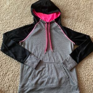 Neon Pink / Grey / Black Sweatshirt
